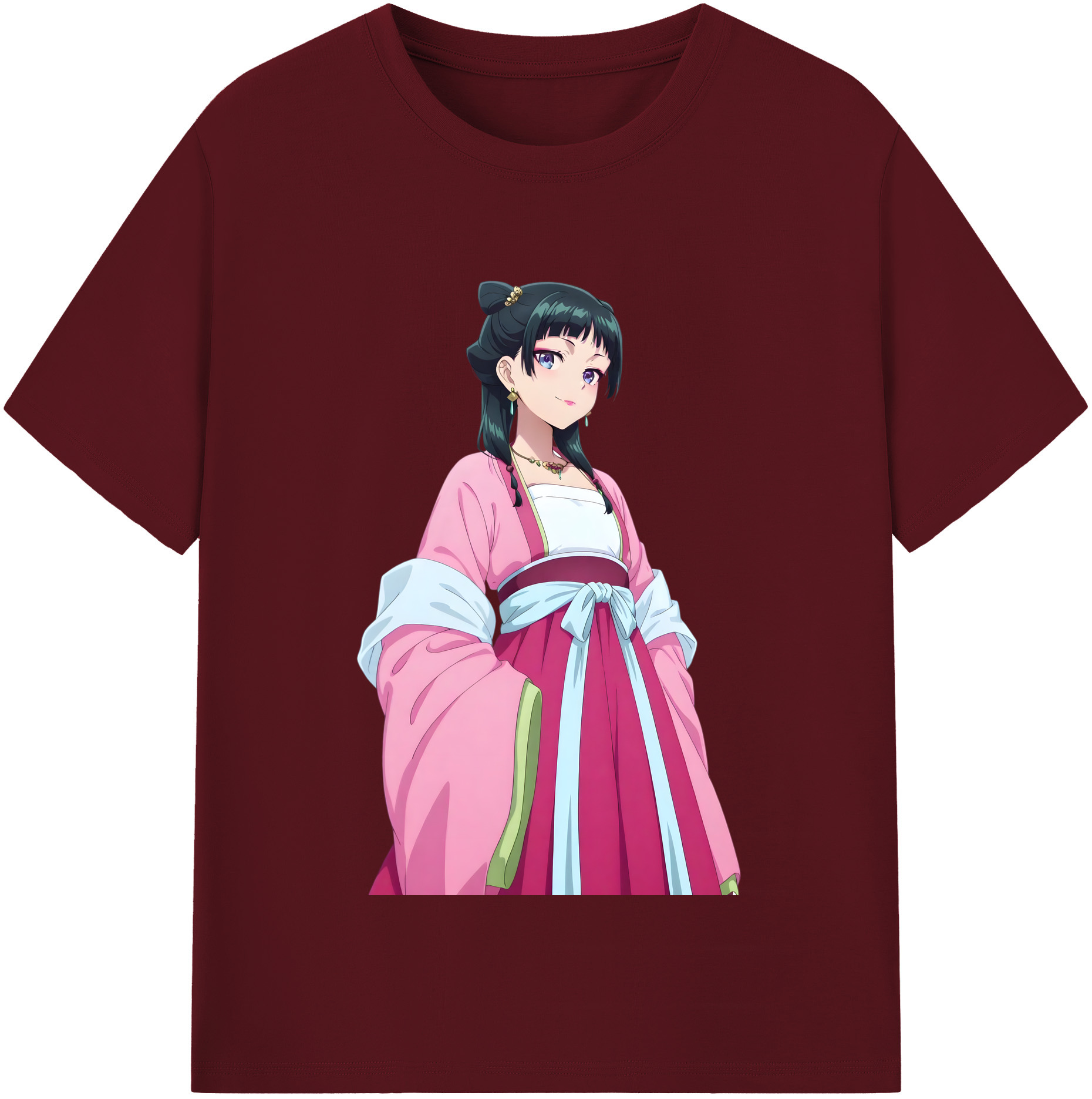 （画像用） 薬屋のひとりごと The Apothecary Diaries 綿100％半袖Tシャツ（フロントプリント）